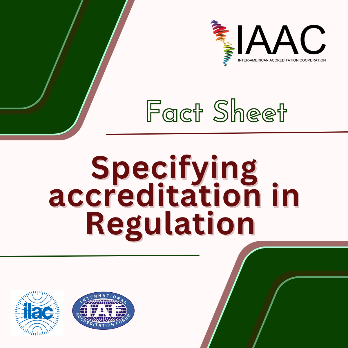 Specifying accreditation in Regulation – Fact Sheet