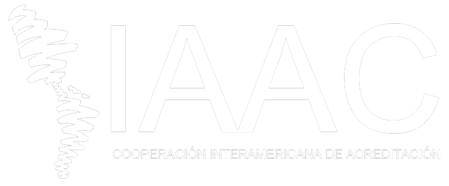 2020 logo IAAC varios usos cromaticos BN Puro Blanco - Inter-American Accreditation Cooperation
