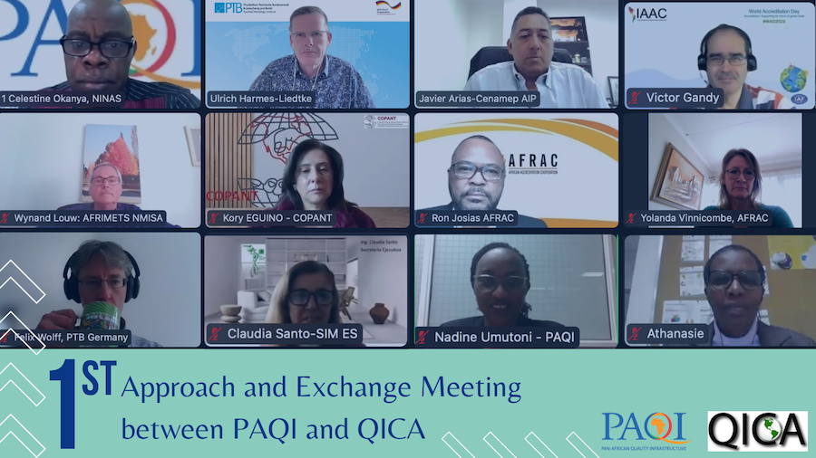 First Approach and Exchange Meeting between PAQI and QICA - Inter-American Accreditation Cooperation First Approach and Exchange Meeting between PAQI and QICA - Inter-American Accreditation Cooperation