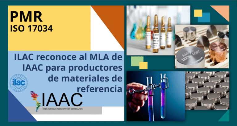 ILAC reconoce al MLA de IAAC para productores de materiales de referencia