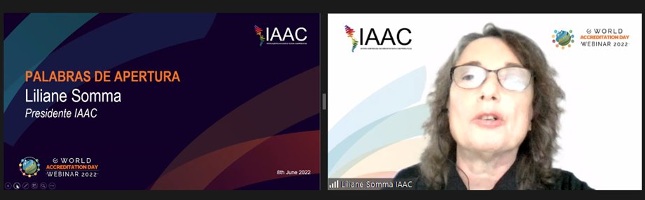 Liliane AT IAAC WAD - Inter-American Accreditation Cooperation