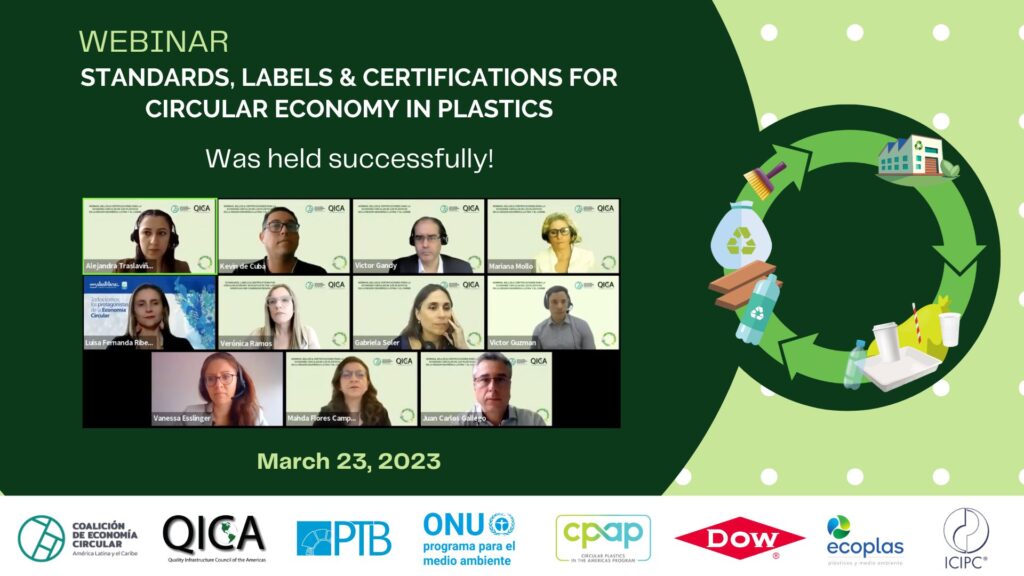 Webinar on Standards Labels Certifications for the Circular Economy of Plastics - Inter-American Accreditation Cooperation Webinar on Standards Labels Certifications for the Circular Economy of Plastics - Inter-American Accreditation Cooperation