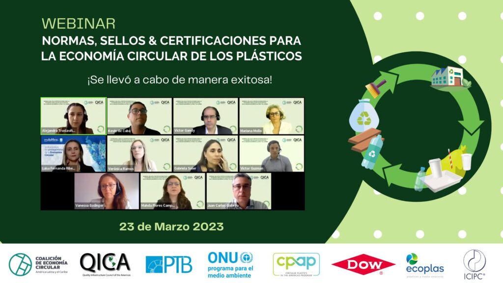 Webinar sobre Normas Sellos Certificaciones para la Economia Circular de los plasticos - Inter-American Accreditation Cooperation