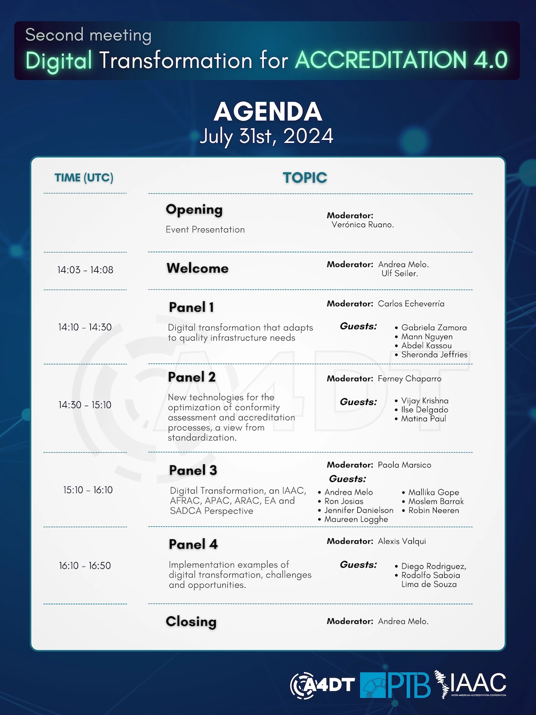AGENDA EN 1 - Inter-American Accreditation Cooperation
