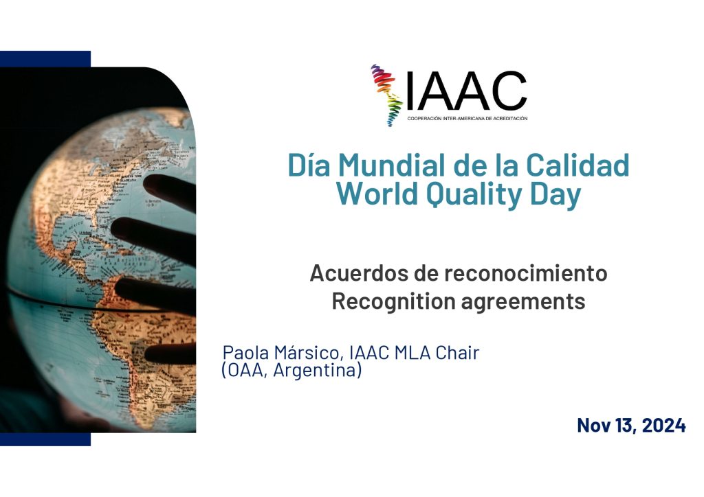 WQD Paola Marsico 2024 11 13 page 0001 - Inter-American Accreditation Cooperation WQD Paola Marsico 2024 11 13 page 0001 - Inter-American Accreditation Cooperation