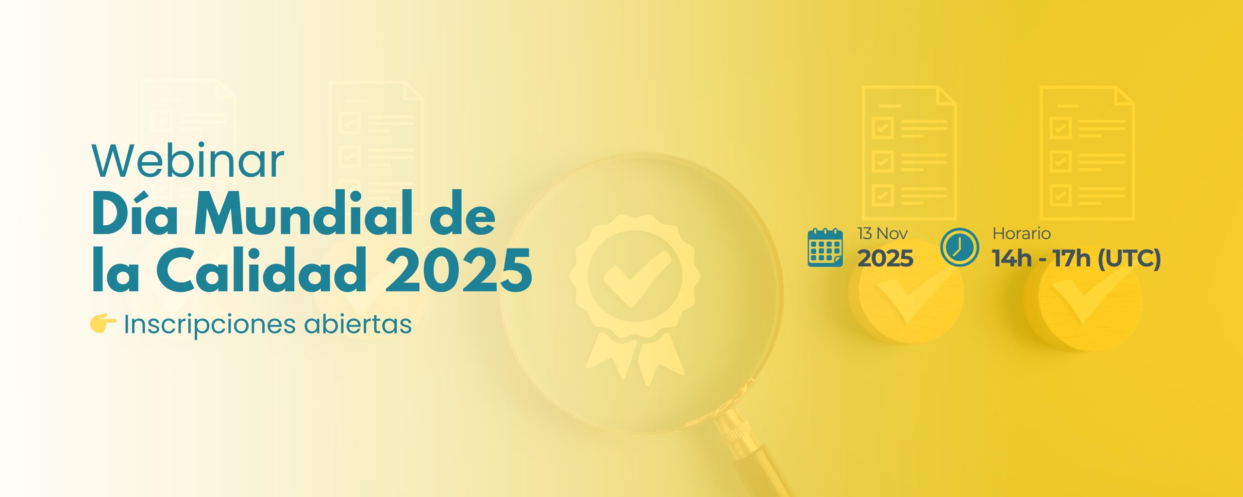 Dia Mundial de la calidad - Banner ES
